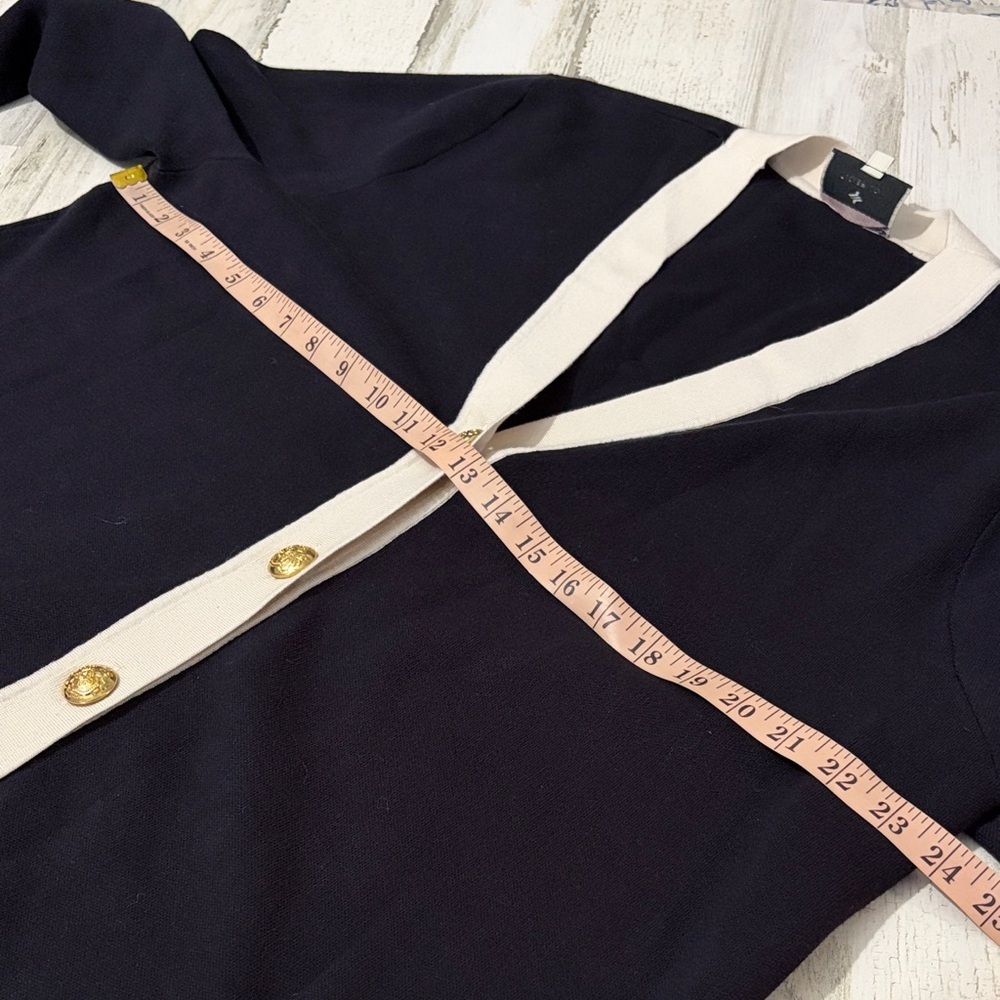 Tuckernuck Navy and Cream Cardigan Size XXL - Picture 8 of 11